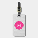 Recherche de gris rose bagages étiquettes Initiale