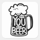 Zoek naar grappig bier stickers Typografie
