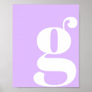 Recherche de pastel chambre enfant posters Monogramme