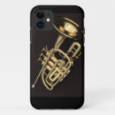 Recherche de trompette de jazz iphone coques Laiton