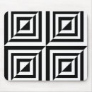 Recherche de géométrique noir et blanc tapis souris Motif