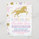 Recherche de licorne rose invitations Magique