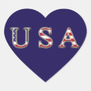 Recherche de cardiaque autocollants Patriotique