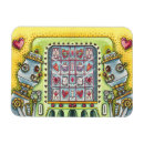 Recherche de dessin robot magnets Drôle