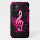 Recherche de symboles musique iphone coques Noir