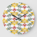 Recherche de motif floral horloges Blanc