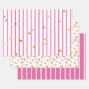 Zoek naar roze strepen cadeaupapier Babyfeestje