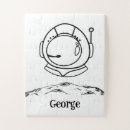 Zoek naar astronauten puzzels Maan