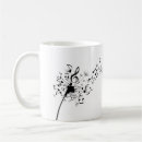 Recherche de symboles de musique tasses Noir