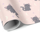 Recherche de chat gris papier cadeau Kawaii