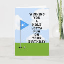 Recherche de humour de golf vœux cartes Nom