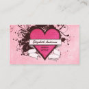 Recherche de bannière cartes visite Girly