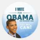 Recherche de barack obama autocollants Oui nous pouvons