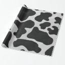 Recherche de vache noire et blanche papier cadeau Vaches