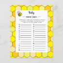 Recherche de bee baby shower games Abeille
