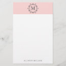 Zoek naar monogrammed briefpapier Chic
