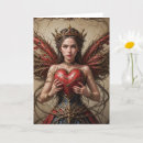 Recherche de reine rouge vœux cartes Femme