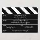 Recherche de clap invitations Cinéma