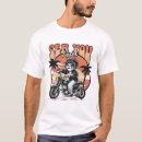 Recherche de motocyclette vintage tshirts Route