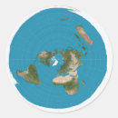 Recherche de terre plate autocollants Projection