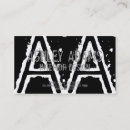 Recherche de initiales personnelles cartes visite Monogramme