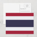 Recherche de drapeau thaïlandais cartes postales Drapeau de la thaïlande