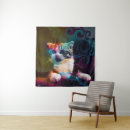 Zoek naar colorful cat kunst Abstract