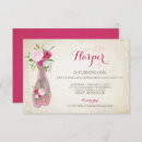 Recherche de pantoufles de ballet invitations Rose
