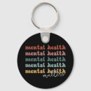 Zoek naar gezondheid sleutelhangers Voorlichting over geestelijke gezondheid