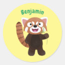 Recherche de panda rouge autocollants Fourrure