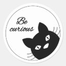 Recherche de chat curieux autocollants Animal