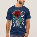 Recherche de tatouage rose rouge Crâne
