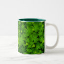 Recherche de shamrock irlandais tasses Vert