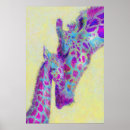 Recherche de amour girafe posters Mignon