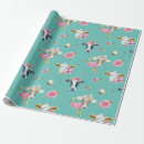 Recherche de motif vache papier cadeau Floral