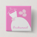 Zoek naar plein buttons Bruid