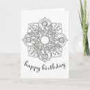 Recherche de motif mandala vœux cartes Boho
