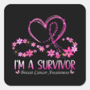 Recherche de cancer survivor autocollants Poitrine