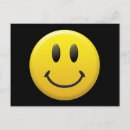 Recherche de fruit heureux cartes postales Jaune
