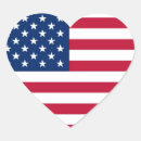 Recherche de american flag autocollants Coeur