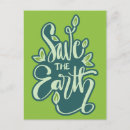 Recherche de écologique cartes postales Typographie