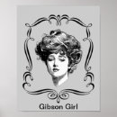 Recherche de fille de gibson posters Vintage