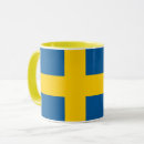 Recherche de drapeau suédois tasses Scandinave