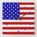 Recherche de drapeau des états unis horloges Drapeaux
