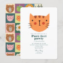 Recherche de chats drôles invitations Pour enfants