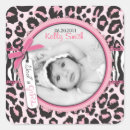 Recherche de zèbre rose autocollants Baby shower
