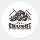 Recherche de géologue autocollants Drôle