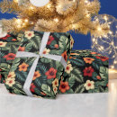 Recherche de hibiscus papier cadeau Noir