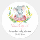 Recherche de zoo autocollants Baby shower éléphant
