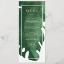 Recherche de feuille vert 10x23 invitations Tropical